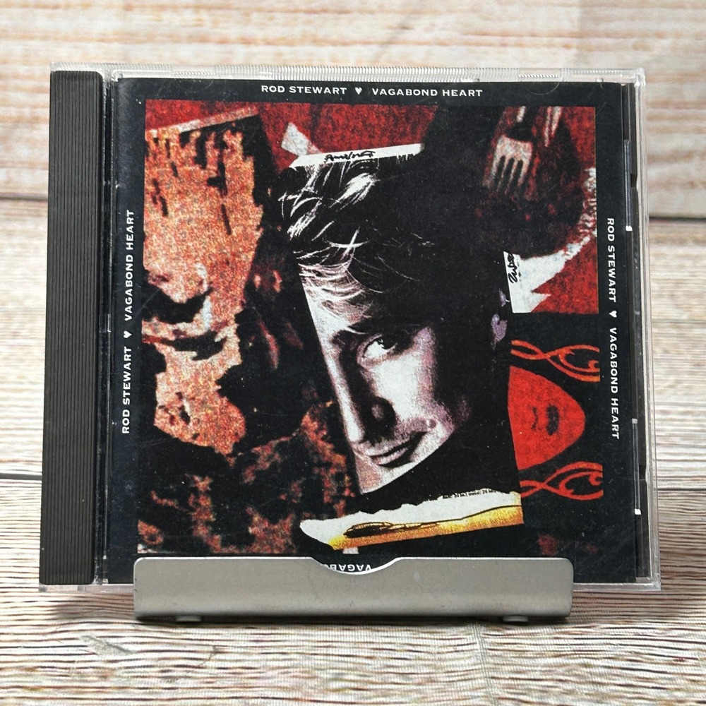 Rod Stewart Vagabond Heart CD 1991 Warner Bros 9-26300-2 Pop Rock Tina Turner